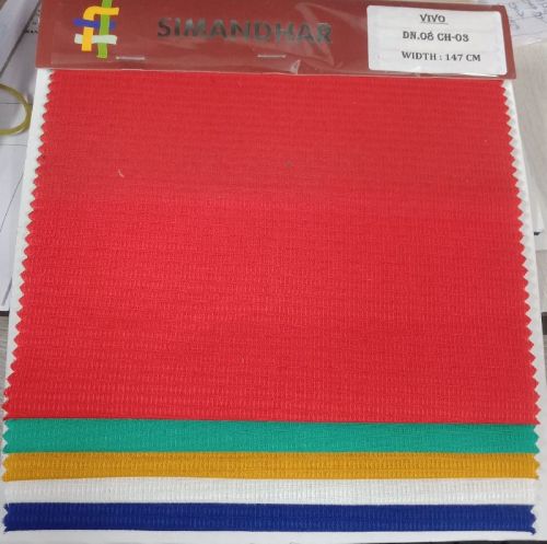 Simandhar Vivo Shirting Fabric, For Garments, Pattern : Plain