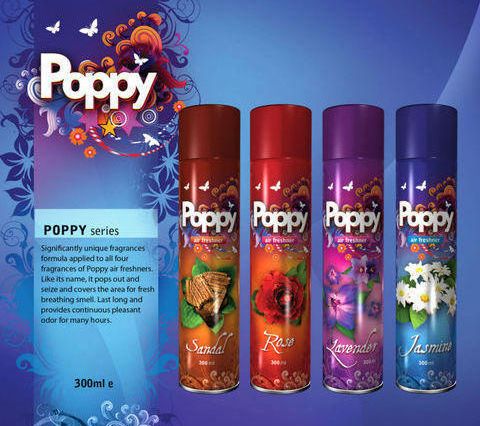 Poppy Air Freshener, Shape : Liquid