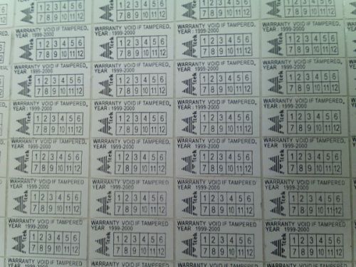 Laser Cutting Vinyl White Frangible Label, Pattern : Printed