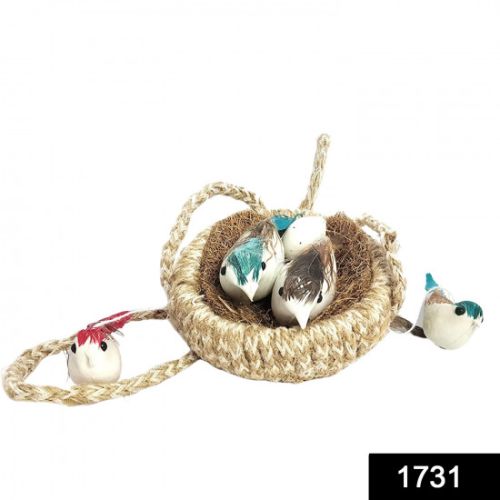 Artificial Jute Hanging Birds Nest