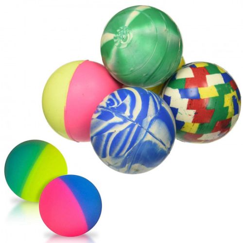 Rubber Bouncy Jumping Balls Set