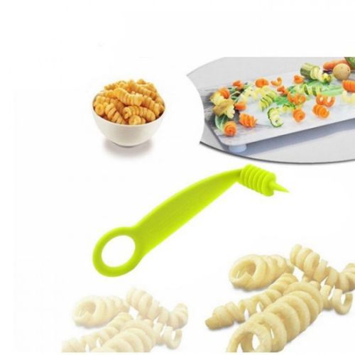 Plastic Vegetable Spiral Cutter, Color : Orange, Green, Black, Purple