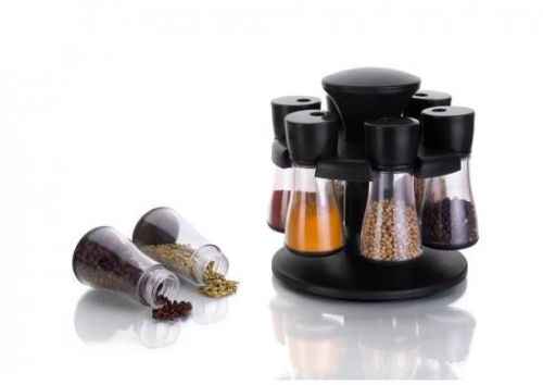 Revolving Plastic Spice Rack, Shape : Round