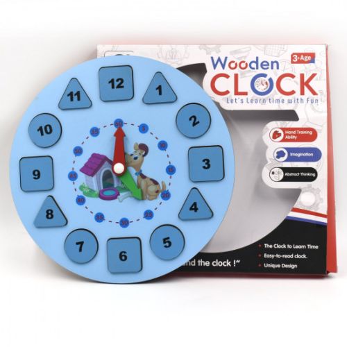 Shopmania Wholesale Wooden Clock Toy