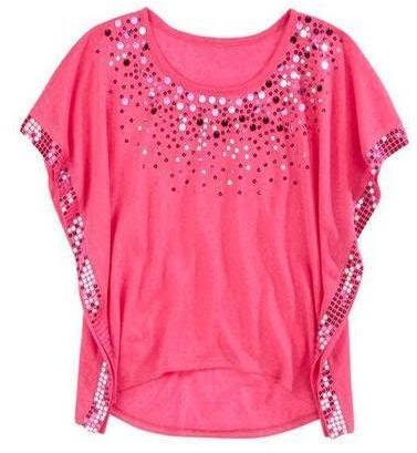 Printed Chiffon Girls Tunic Top, Color : Multi-colored