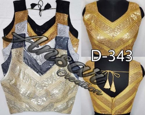 Stitched Sleeveless FANCY DESIGNER REDY MADE BLOUSE, Gender : FEMALE