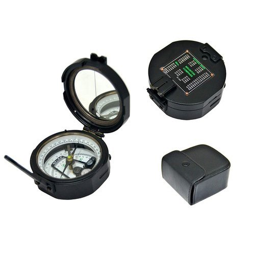 Brass Geological Brunton Compass, Style : Nautical