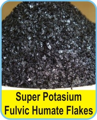 Super Potassium Fulvic Humate Flakes, For Industrial Use, Certification : ISI Certified