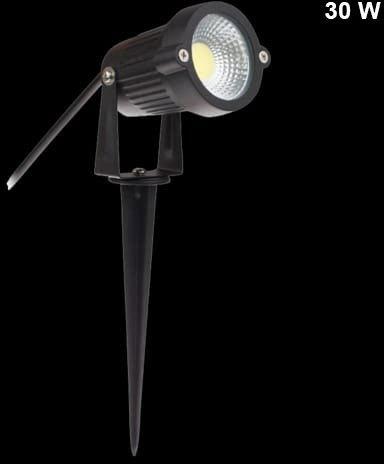 ASLE Round Aluminium LED Spike Light, Lighting Color : Cool White