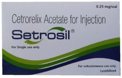 Setrosil Cetrorelix Acetate Injection, Packaging Type : Box