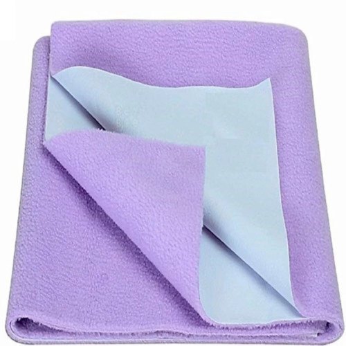 Plain Polar Fleece Purple Baby Dry Sheets, Technics : Machine Made