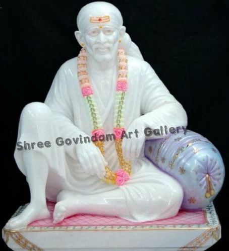 Marble Sai Baba Statue, Style : Religious