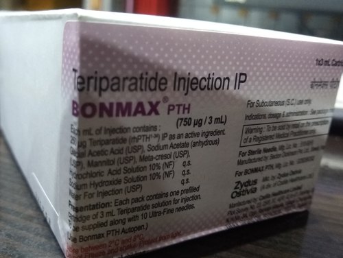 Bonmax Pth 750mg Injection, Packaging Type : Glass Bottles