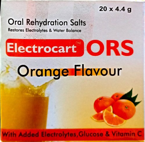 Electrocart Oral Rehydration Salts Powder, Packaging Type : Box