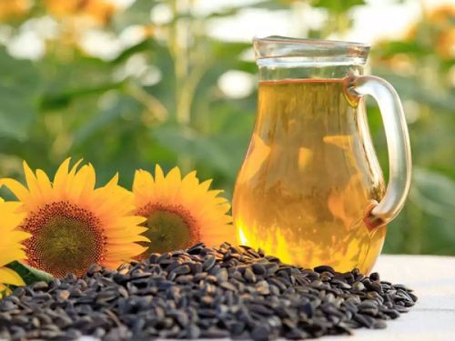 Organic Sunflower Oil, For Human Consumption, Feature : High In Protein