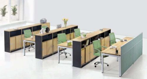 Polished Wood Modular Workstation, For Office