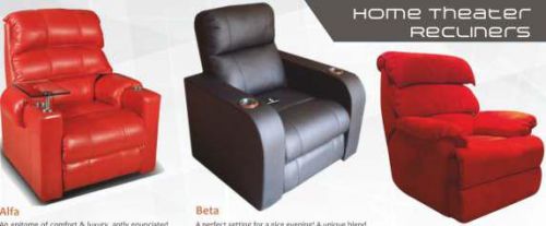 Leather Recliner Chair, For Movie Hall, Feature : Comfortable, Quality Tested