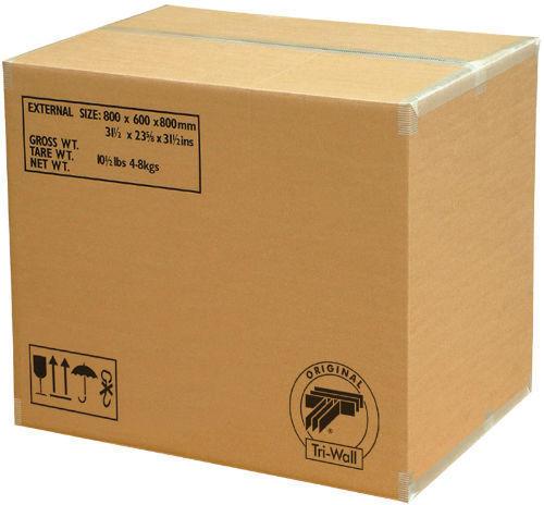 Rectangular Cardboard Printed Corrugated Box, For Industrial Use, Packing Electronic Goods, Color : Brown
