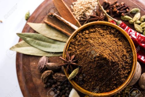 Natural Garam Masala Powder, Color : Dark Brown