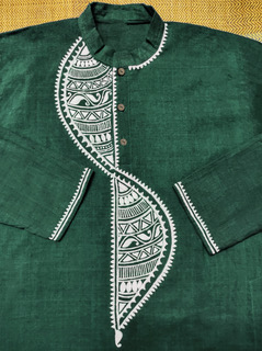 Cotton Mens Green Kurta, Feature : Comfortable