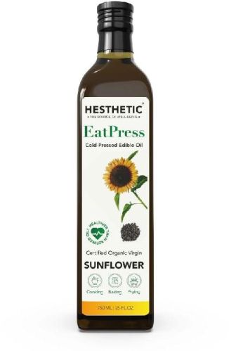 Hesthetic Eatpress 750ml Sunflower Seed Oil, Packaging Type : Can (Tinned), Clear Glass Bottle, Drum