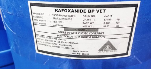 Rafoxanide BP.VET, For Destroy Tapeworms, Grade Standard : Medicine Grade