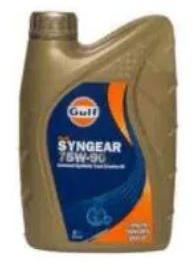 Gulf Syngear 75W-90 Gear Oil, For Automobile Industry, Color : Yellow