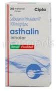 Plastic Salbutamol (100mcg) INHALERS, For Asthma, Feature : Compositional Accuracy