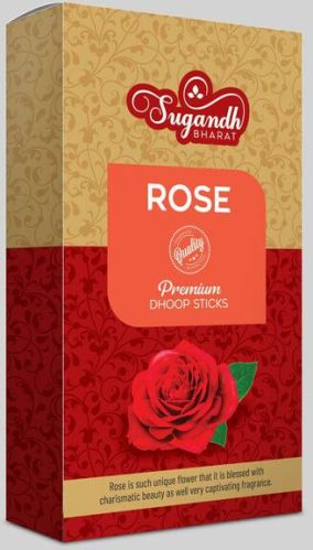 Rose Bambooless Dry Dhoop Sticks, For Worship