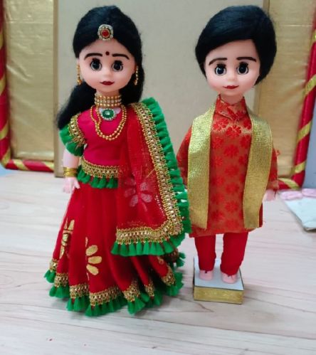 Plastic SKP 0107 Wedding Doll, For Decoration Use