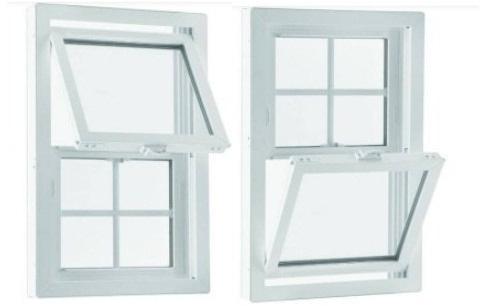 Hinged UPVC Double Hung Window, Style : Fancy