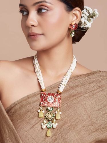 Gold Plated Brass Women Jewellery, Packaging Type : Plastic Box, Plastic Packet, Velvet Box