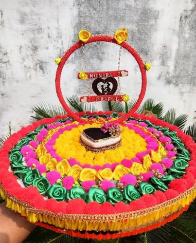 Wedding Embroidery Hoop Art Work, Technics : Attractive Pattern