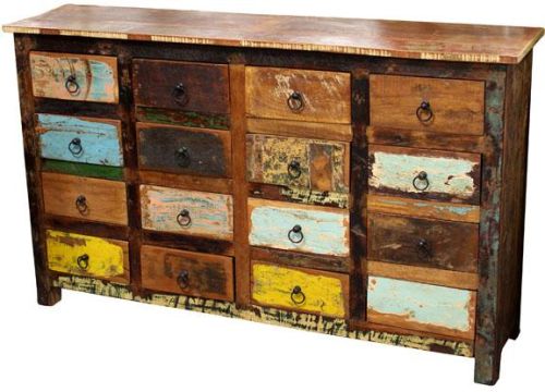 140x35x100 Com Reclaimed Wood Sideboard