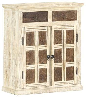 Rectangular 65x30x75 Cm Solid Mango Wood Sideboard, For Home Use, Pattern : Plain