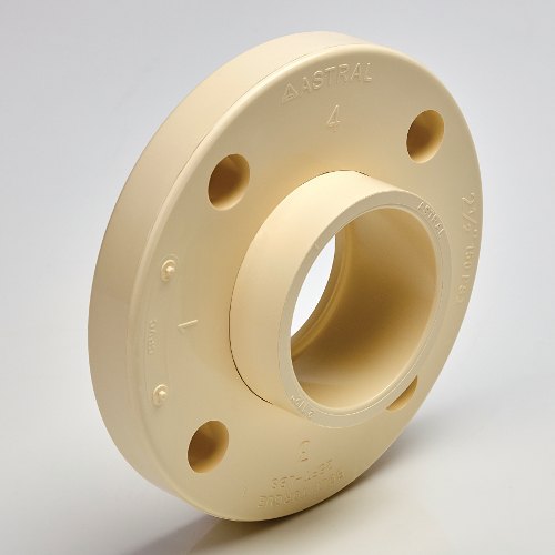 Round Polished CPVC Flange, For Fittings Use, Color : White