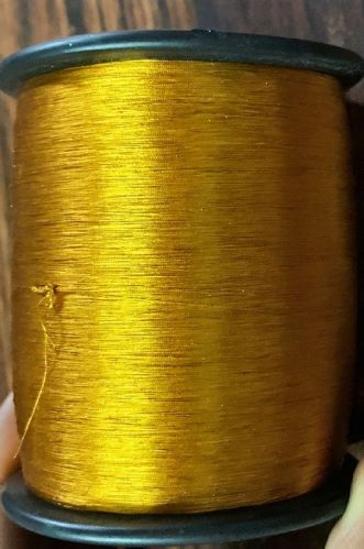 Plain Plastic Kasab Zari Thread, Packaging Type : Roll