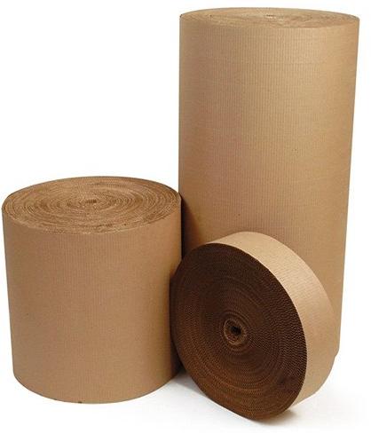 Plain Brown Corrugated Rolls