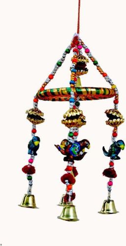 Polished Parrot Wind Chime, For Decoration, Style Type : Handmade