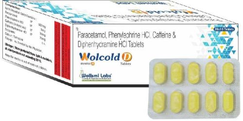 Wolcold D Tablets, Color : Off White