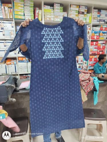 Printed Ladies Cotton Kurti, Occasion : Casual Wear