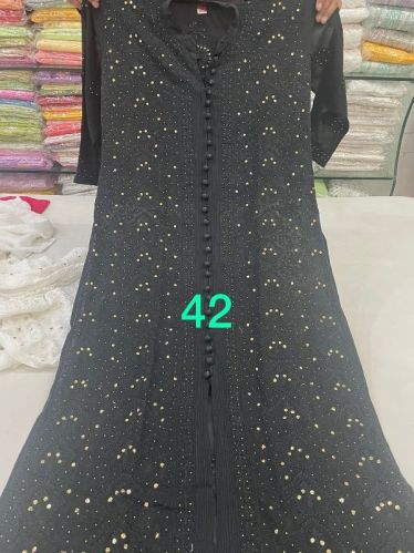 Embroidered Viscose Georgette Kurtis, Technics : Machine Made