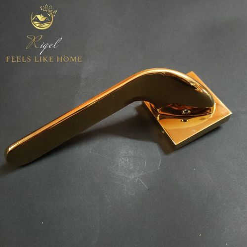 RIGEL PVD Zinc Mortice Door Handle, Color : Golden