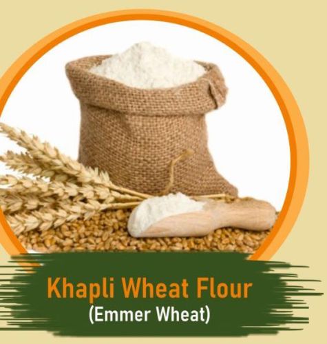 Khapli Wheat Flour, For Cooking, Certification : FSSAI