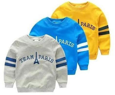 Printed Cotton Kids Sweatshirt, Feature : Breath Taking Look, Comfortable, Easily Washable
