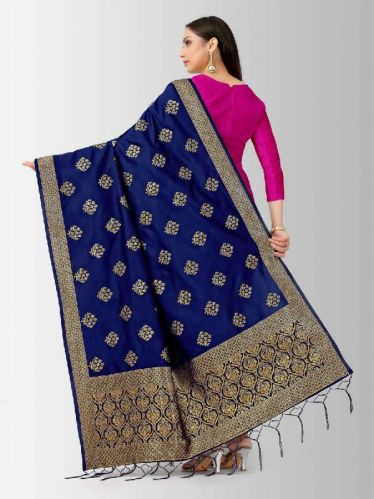 Printed Silk Dupatta, Feature : Comfortable, Shrink Resistance, Skin Friendly