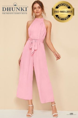 Plain Collar Ladies Desinger Jumpsuit, Size : XL