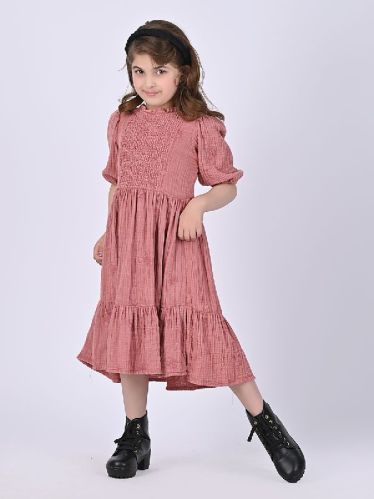 Girls Dusk To Dawn Gauze Midi Dress
