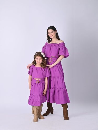 Mother and Daughter Scarlett Dahlia Co-ord Set
