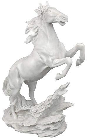 Marble Horse Statue, For Garden, Pattern : Carved